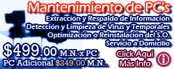 Mantenimiento Preventivo y Correctivo de Computadoras a Domiilio